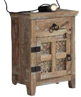 Jaipur Furniture Aravali Range Brown Side Table-0