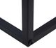 A & B Home 2-Piece Black Matching Plant Stand Set-3