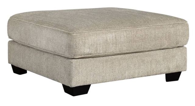 Benchcraft® Ardsley 2-Piece Pewter Sectional with Ottoman-2