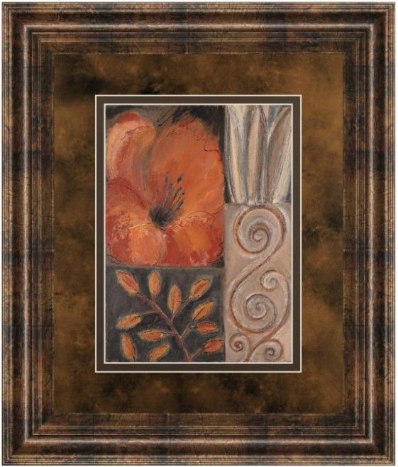 Classy Living Rosie Abraham Orange Burst I 40" Wall Art-0