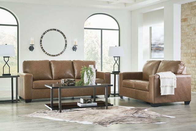 Signature Design by Ashley® Bolsena Caramel Queen Sofa Sleeper-4