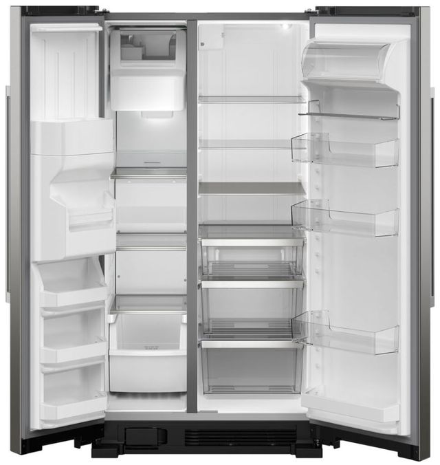 Maytag® 36 in. 24.5 Cu. Ft. Fingerprint Resistant Stainless Steel Side by Side Refrigerator -4