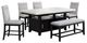 Steve Silver Co. Yves 6-Piece Charcoal Counter Dining Set-0
