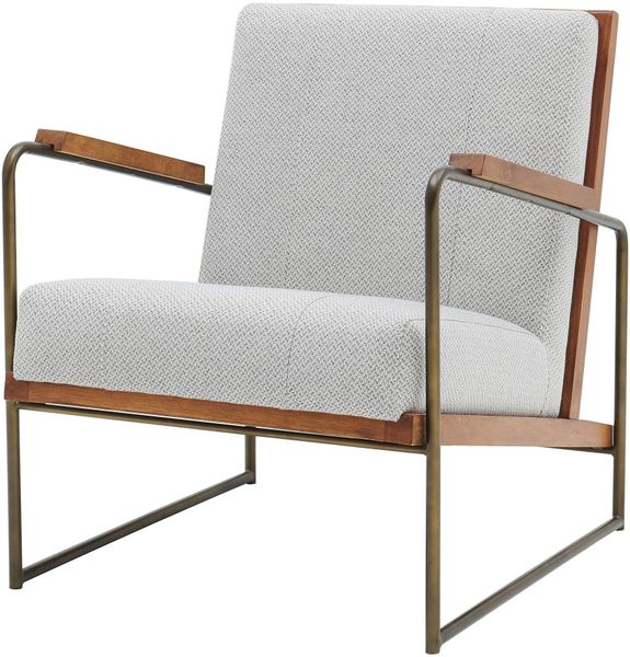 New Pacific Direct Damian Cardiff Gray Arm Chair | iFurnish | Frisco, CO