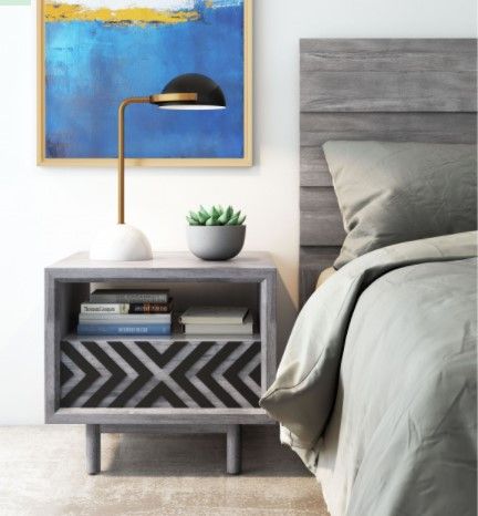 Zuo® Modern Irving Black/White  Table Lamp-1