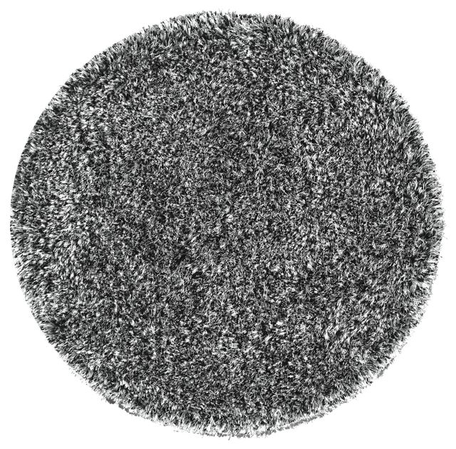 Rizzy Home Commons Black 3' Round Rug-0