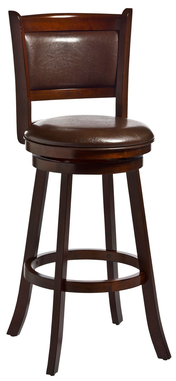 HH2 Home Dennery Cherry Brown Swivel Counter Stool-0