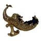 A & B Home Gold Decorative Peacock -3