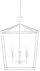 Currey & Company Denison Gesso White Grande Chandelier-2
