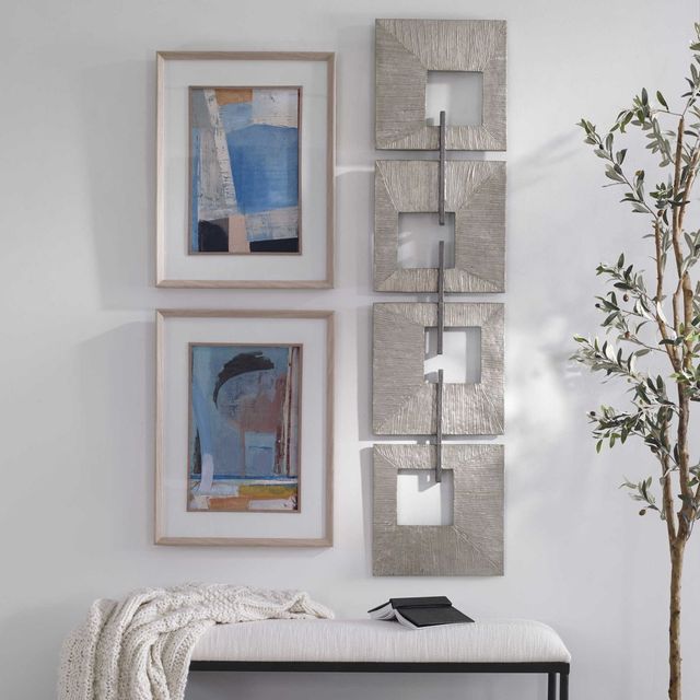Uttermost® Linked Champagne Gold Wall Decor-1