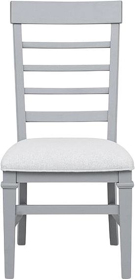 Magnussen Home® Charleston Harbor Gray/Hoffman Whip Dining Side Chair with Upholstered Seat-1
