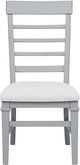 Magnussen Home® Charleston Harbor Gray/Hoffman Whip Dining Side Chair with Upholstered Seat-1