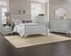 Vaughan-Bassett Cottage Gray Full/Queen Slat Poster Headboard-3