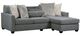 Behold™ Home Irving Charcoal Sofa Chaise-1