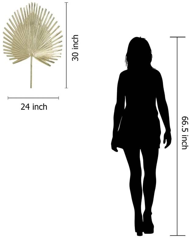 Classy Art Golden Palm II Wall Decor-1