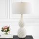 Uttermost® Twisted Swirl Chalk White Table Lamp-2
