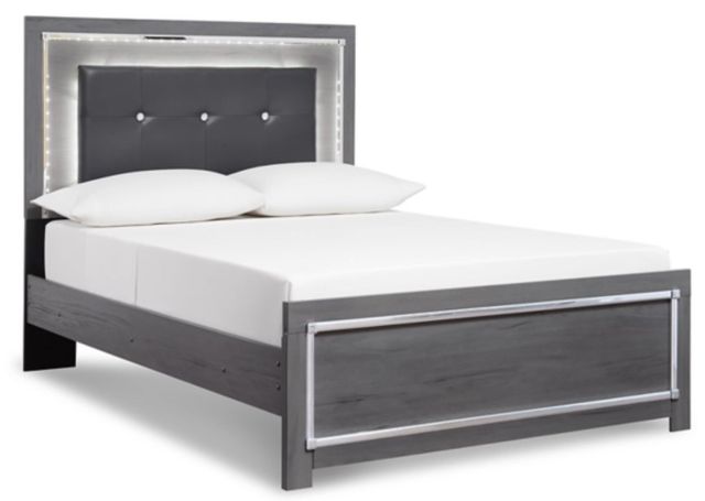 Signature Design by Ashley® Lodanna 3-Piece Gray Full Panel Bed Set-1