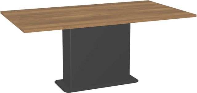 Amisco Customizable Lucarelli 72" Rectangular Dining Table with 1" Birch Veneer Top-0