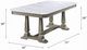ACME Furniture Zumala White Dining Table with Weathered Oak Base-2