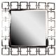 A & B Home Silver 16" Mirror-0