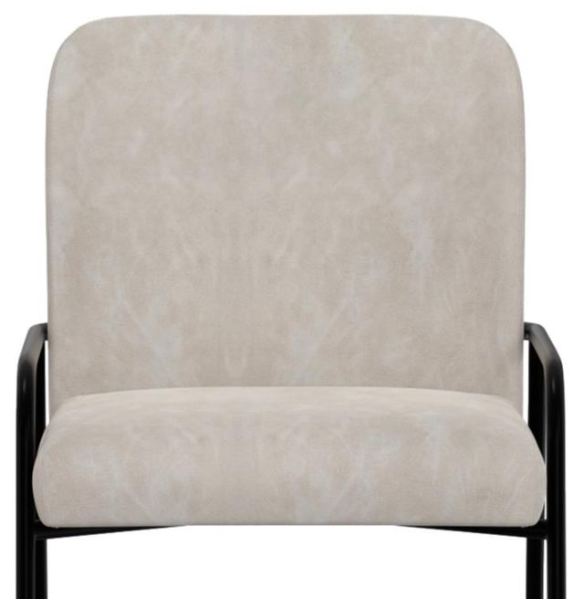 International Furniture Direct Seating Blacksmithing Matte Black/Ivory 49" Barstool-4