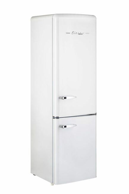 Unique Appliances 22" 9.7 Cu. Ft. Marshmallow White Bottom freezer Compact Refrigerator-2