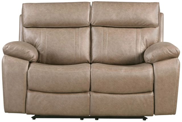 Parker House® Theon Stokes Toffee Manual Reclining Loveseat-2
