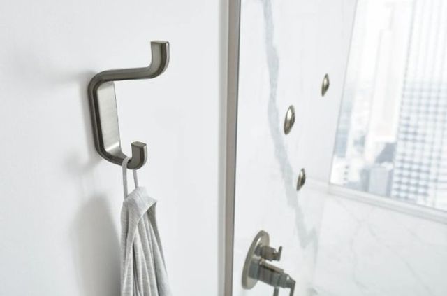 Brizo Levoir® Brilliance® Luxe Steel® Double Robe Hook-1