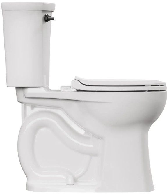 American Standard Edgemere® White Chair-Height Round-Front Bowl-4