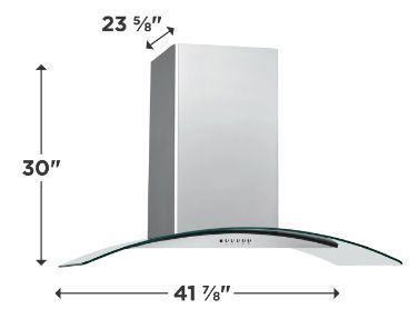 Frigidaire® 42" Stainless Steel Canopy Island Ventilation-2