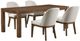 New Classic® Home Furnishings Phoenix 5-Piece Chestnut Brown/Light Gray Dining Set-0