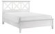 Bernards Nova II White King Panel Bed-0
