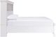 Elements International Calloway White Youth Full Storage Bed-1