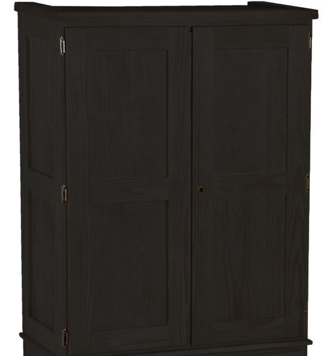 Crate Designs™ Furniture Espresso Small Closet Armoire-1
