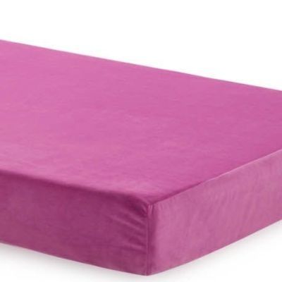 Malouf® Brighton 6" Pink Youth Gel Memory Foam Medium Firm Tight Top Full Mattress in a Box-0