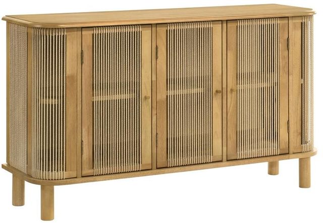 Coaster® Ervine Natural Rope Panel Accent Storage Cabinet-0