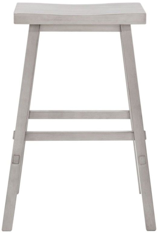 Liberty Furniture Creations II White 30" Sawhorse Counter Stool-2