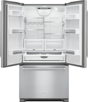 KitchenAid 36 in. 21.9 Cu. Ft. Stainless Steel Counter Depth French Door Refrigerator KitchenAid 36 in. 21.9 Cu. Ft. Stainless Steel Counter Depth French Door Refrigerator