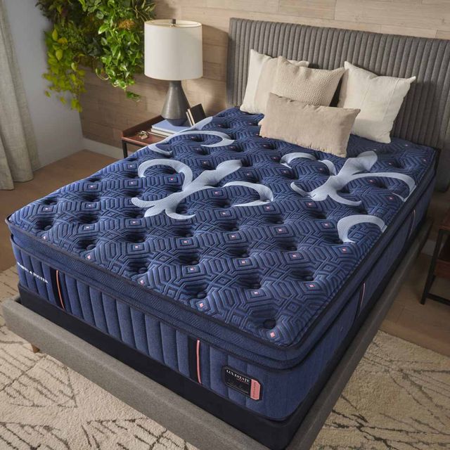Stearns & Foster® Lux Estate Wrapped Coil Firm Euro Pillow Top Queen Mattress-9