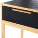 Stylecraft Ebony and Gold Console Vanity Table-5