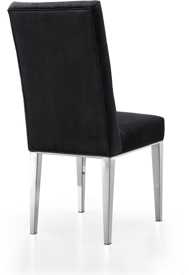 Meridian Furniture Juno Black Velvet Dining Chair-2