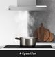 GE® 36" Stainless Steel Island Range Hood with Clean Air Sensors-3