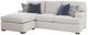 Braxton Culler Customizable Cambria Sofa with Reversible Ottoman-0