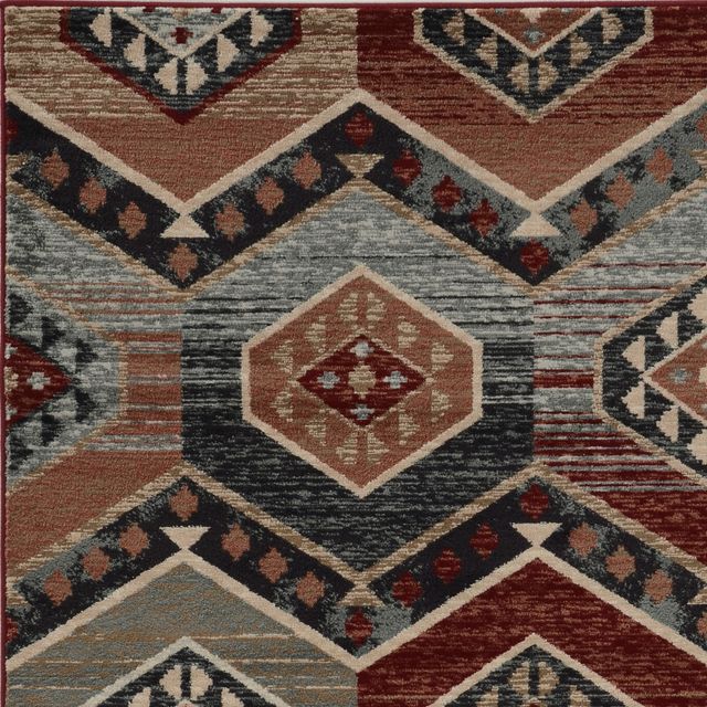 KAS Rugs Chester 5630 Red Artisan 5'x8' Rug-2