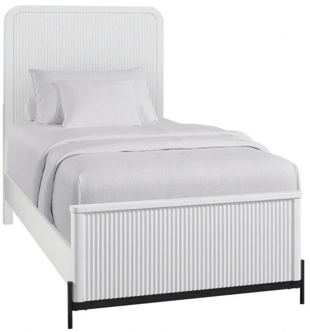 Bernards Stiltz White Full Youth Panel Bed-0