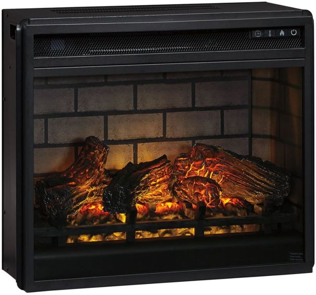 Signature Design by Ashley® Trinell Brown 60" TV Stand with Electric Fireplace-2