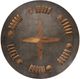 Four Hands Natural Brown Guanacaste Poker Table with Aged Metal Top-3