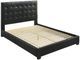 Coaster® Medley Black Eastern King Platform Panel Bed-0