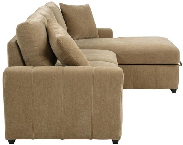 Coaster® Pastrana 2-Piece Camel Right-Arm Facing Sleeper Sectional and Chaise-2