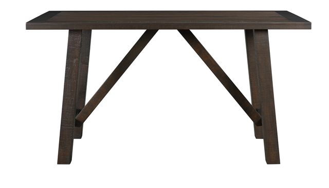 Elements International Cash Dark Gray Counter Height Dining Table-1